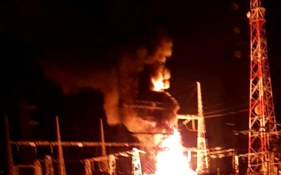Incendio en subestación eléctrica dejó sin luz a Machalí y varias comunas de la región