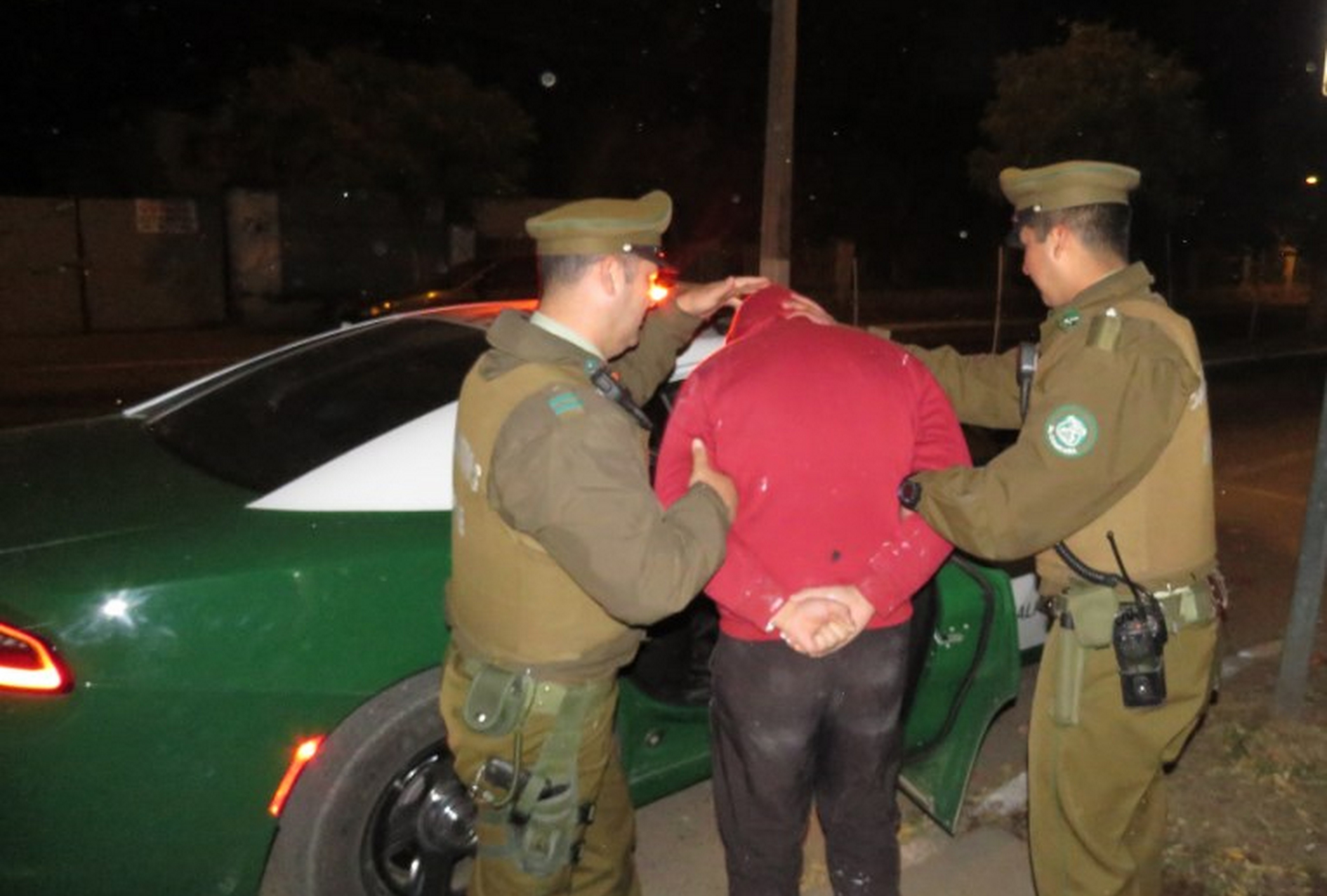 Detienen a sujetos por robo de almendras en sector de Nogales de Machali