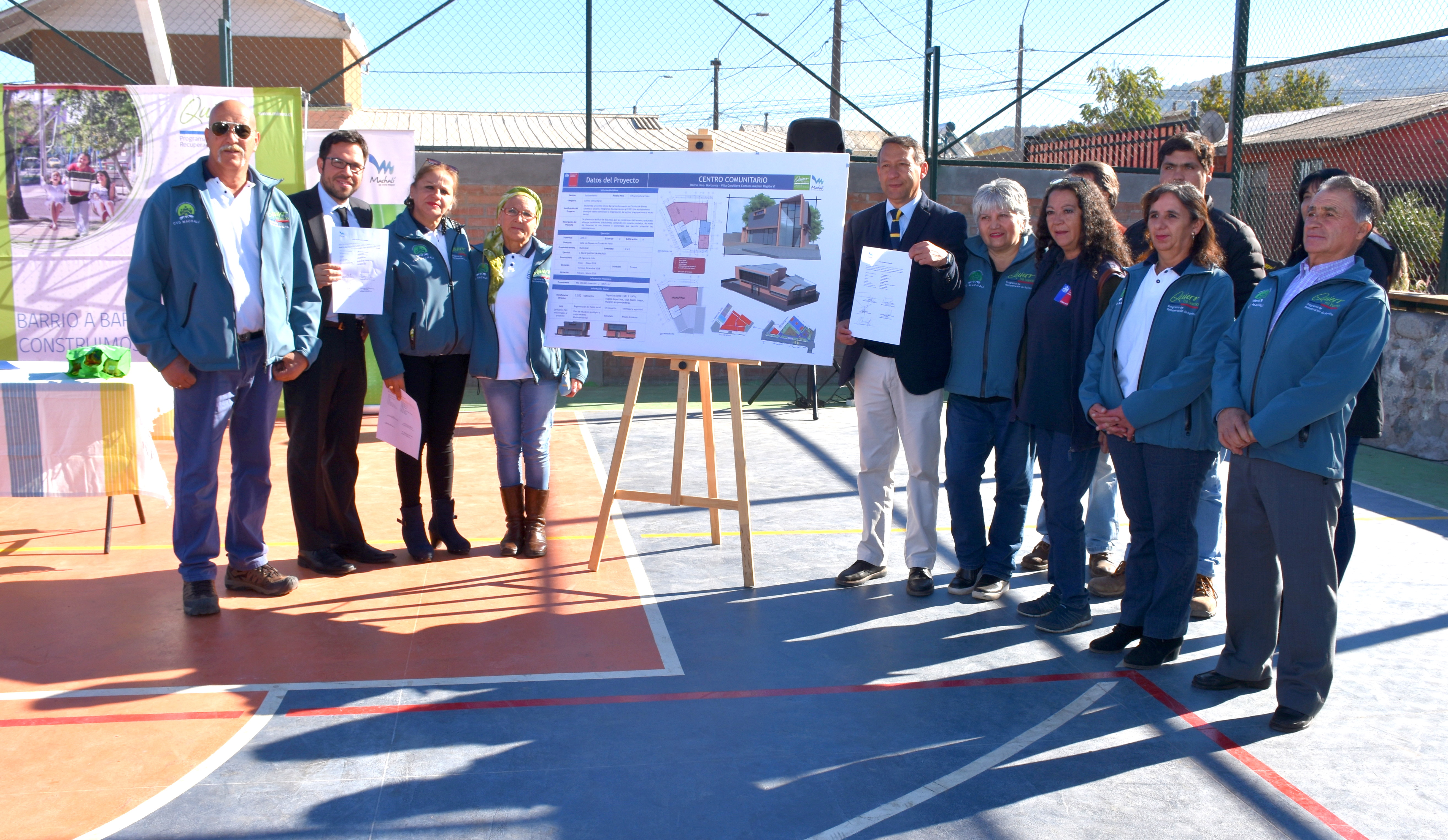 Construirán centro comunitario en barrio de Machalí