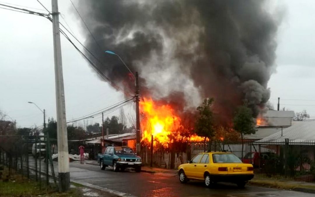 Adulto mayor muere en incendio en Machali
