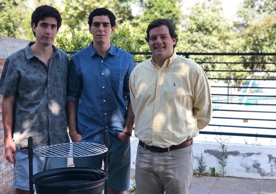 Jóvenes machalinos crean parrillas ecológicas