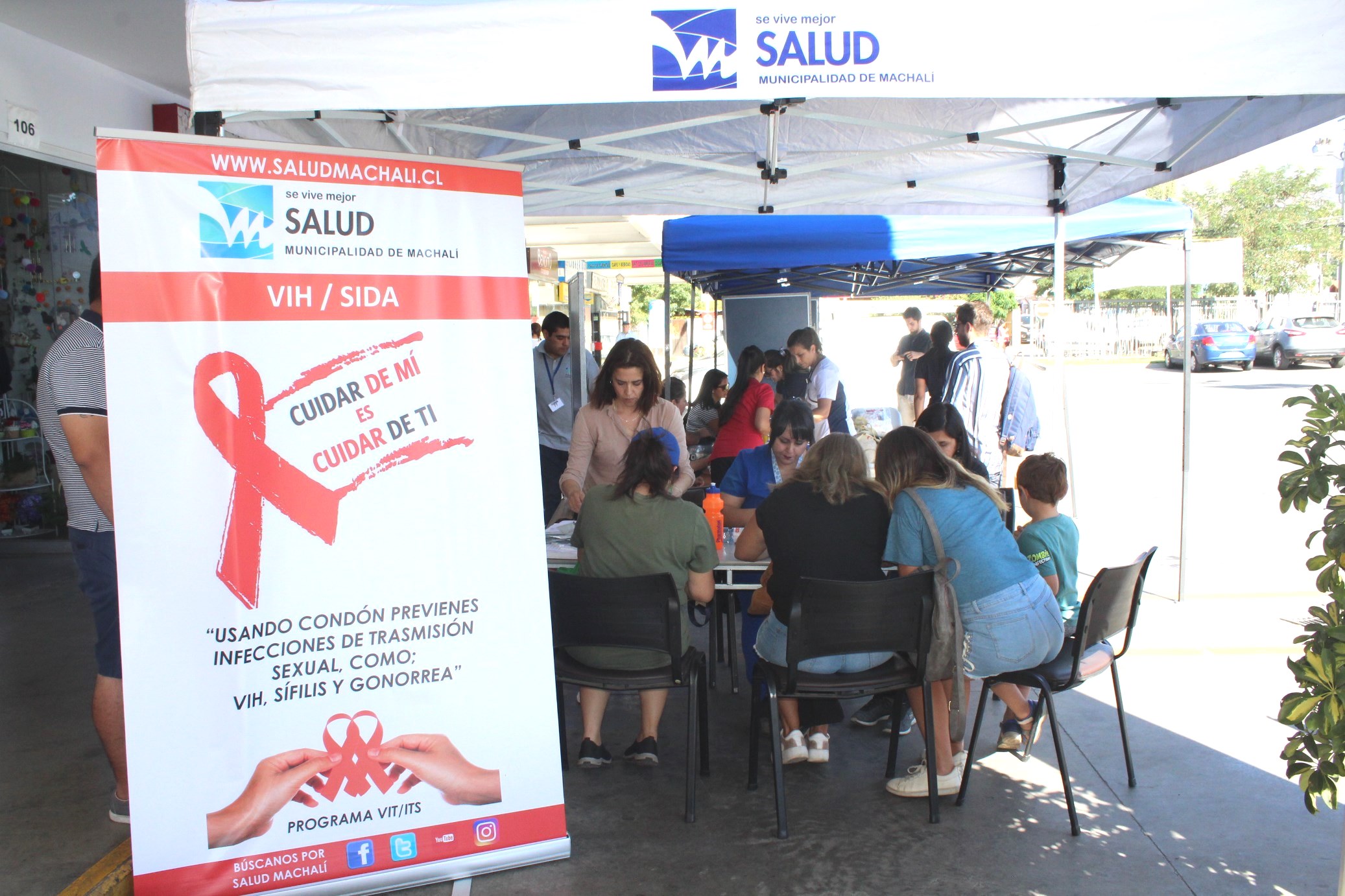 Realizan Test Rápido de VIH en Machalí