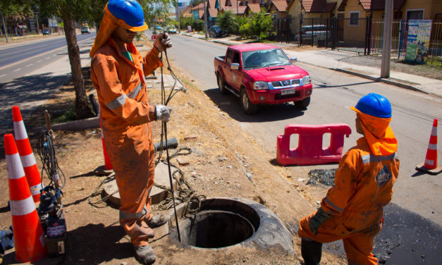 Inician trabajos de conservación del sistema de aguas lluvias en Machalí