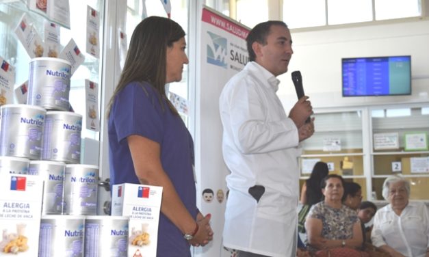 En Machalí se anunció gratuidad de leche para niños con alergia