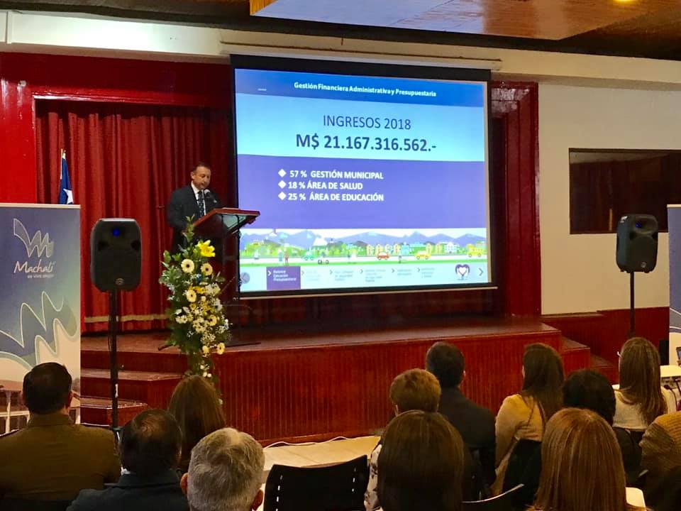 Alcalde de Machalí presentó cuenta pública 2018