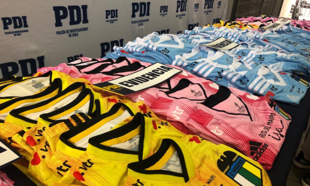 Incautan más de 200 camisetas de O´Higgins falsificados