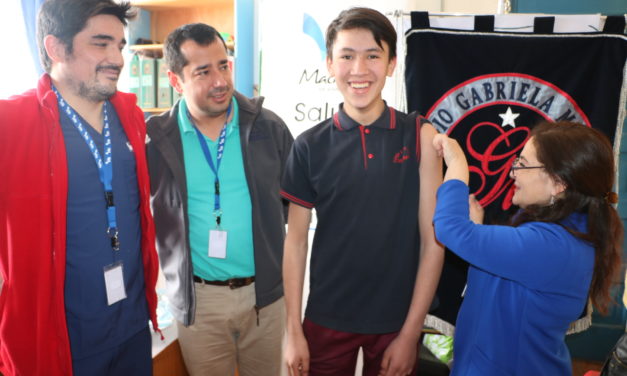 Salud Machalí lanzó oficialmente vacunación escolar 2019 junto a escolares del Colegio Gabriela Mistral