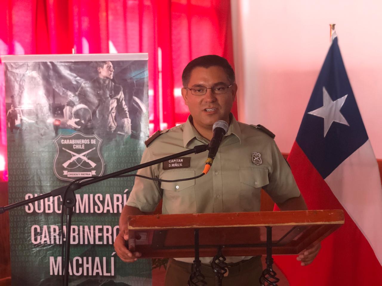 Subcomisario de Machalí efectuó cuenta pública