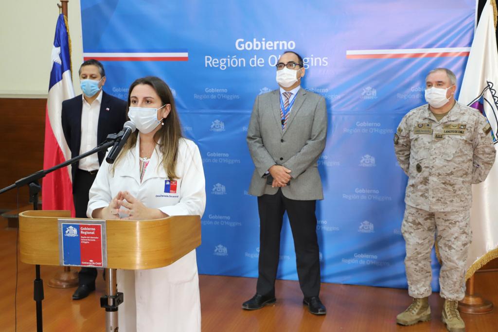 Se mantienen en 54 los casos de coronavirus y bajan los hospitalizados en O´Higgins