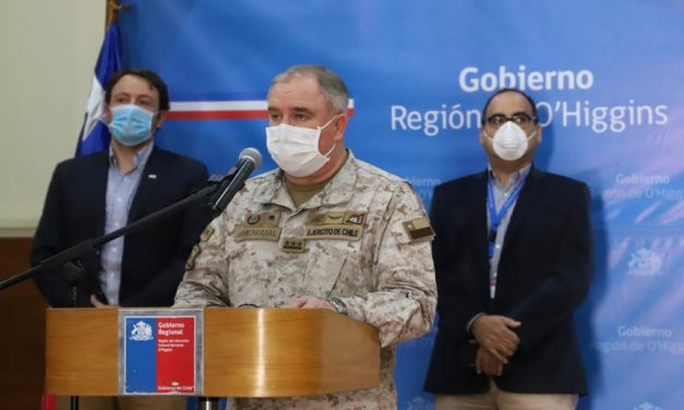 46 detenidos por infringir toque de queda en región de O´Higgins