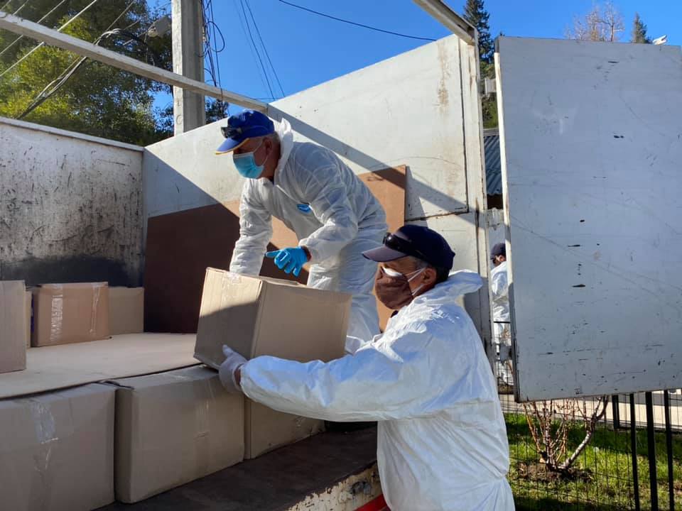 Cómo funciona la entrega de cajas de alimento en Machalí