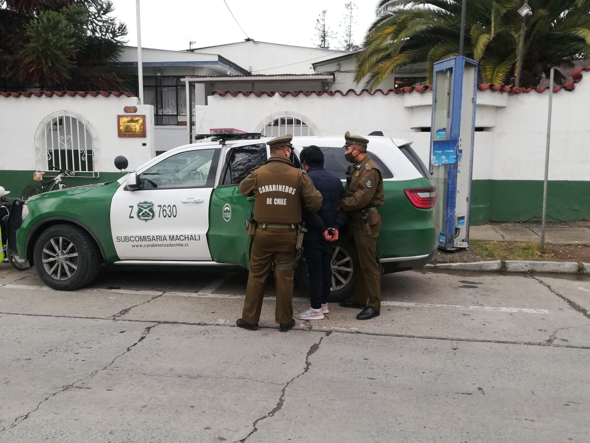 Menor de edad de Machalí andaba en moto robada durante la cuarentena
