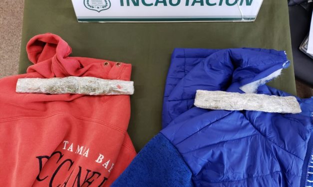 En prendas  de vestir intentan ingresar droga a Complejo Penitenciario de Rancagua