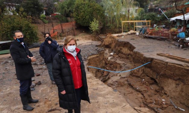 Inundaciones, cortes de ruta y socavón en Machalí fueron principales afectaciones por intensas lluvias en O´Higgins
