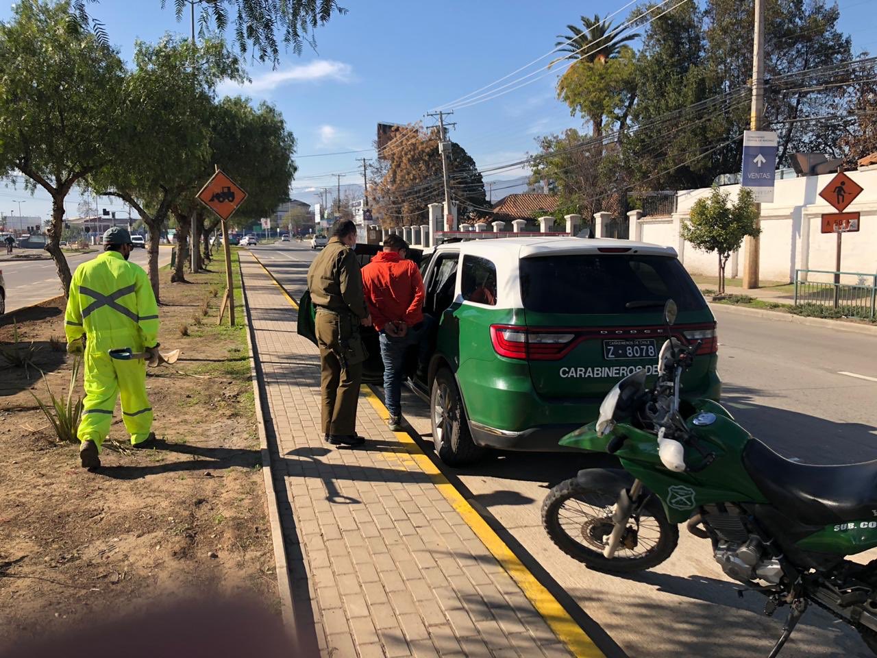 Dos detenidos por receptación e infringir cuarentena en Machalí