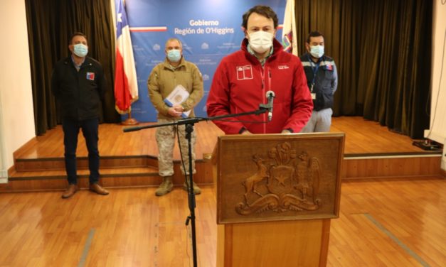 O´Higgins presentó 89 nuevos casos de coronavirus y 2 personas fallecidas