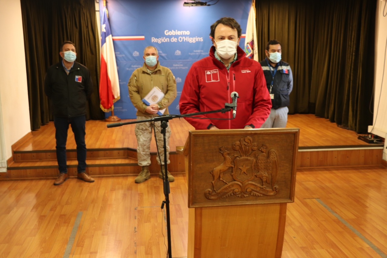 O´Higgins presentó 89 nuevos casos de coronavirus y 2 personas fallecidas