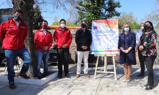 Santa Teresa será beneficiada con el programa Quiero Mi Barrio en Machalí