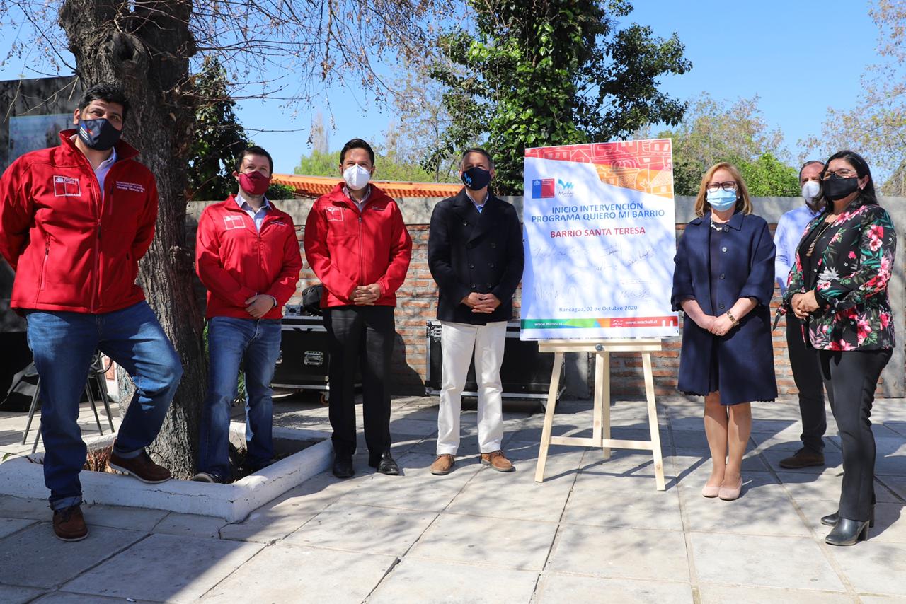 Santa Teresa será beneficiada con el programa Quiero Mi Barrio en Machalí