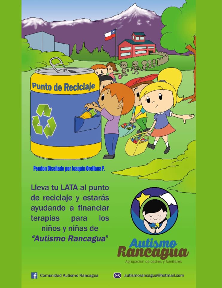 Agrupación Autismo Rancagua invita a la comunidad a participar en la campaña “Tu Lata es mi Terapia”