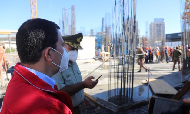 Detectan a empresas constructoras en obras en Rancagua y se abren sumarios sanitarios