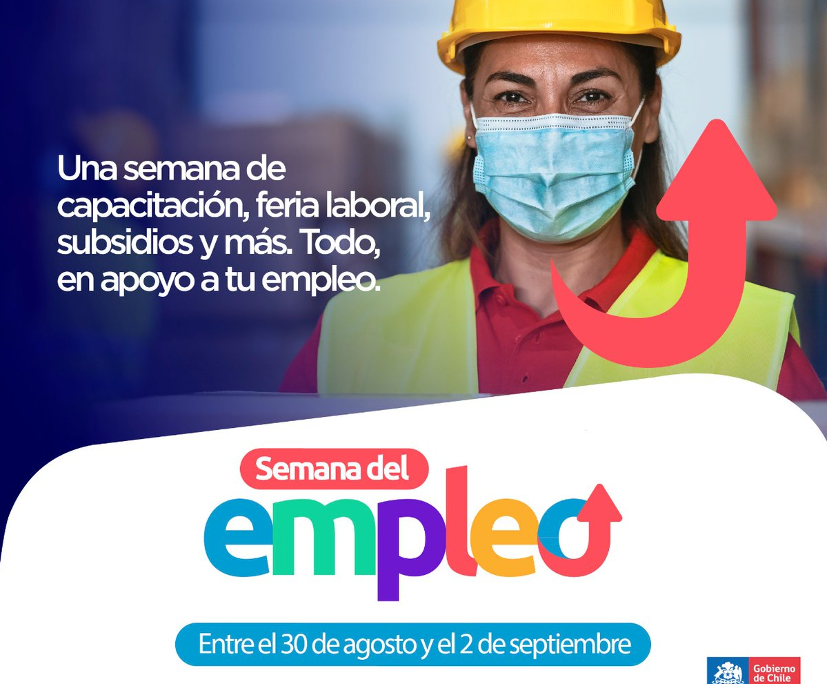Del 30 agosto al 2 septiembre: «Semana del Empleo» con más de mil trabajos en O´Higgins