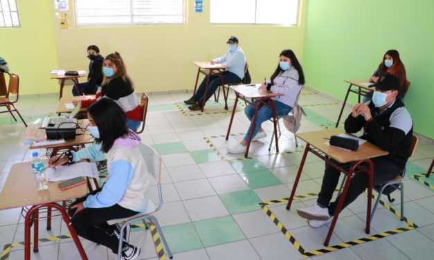 Colegios municipales de Machali regresan gradualmente a clases presenciales