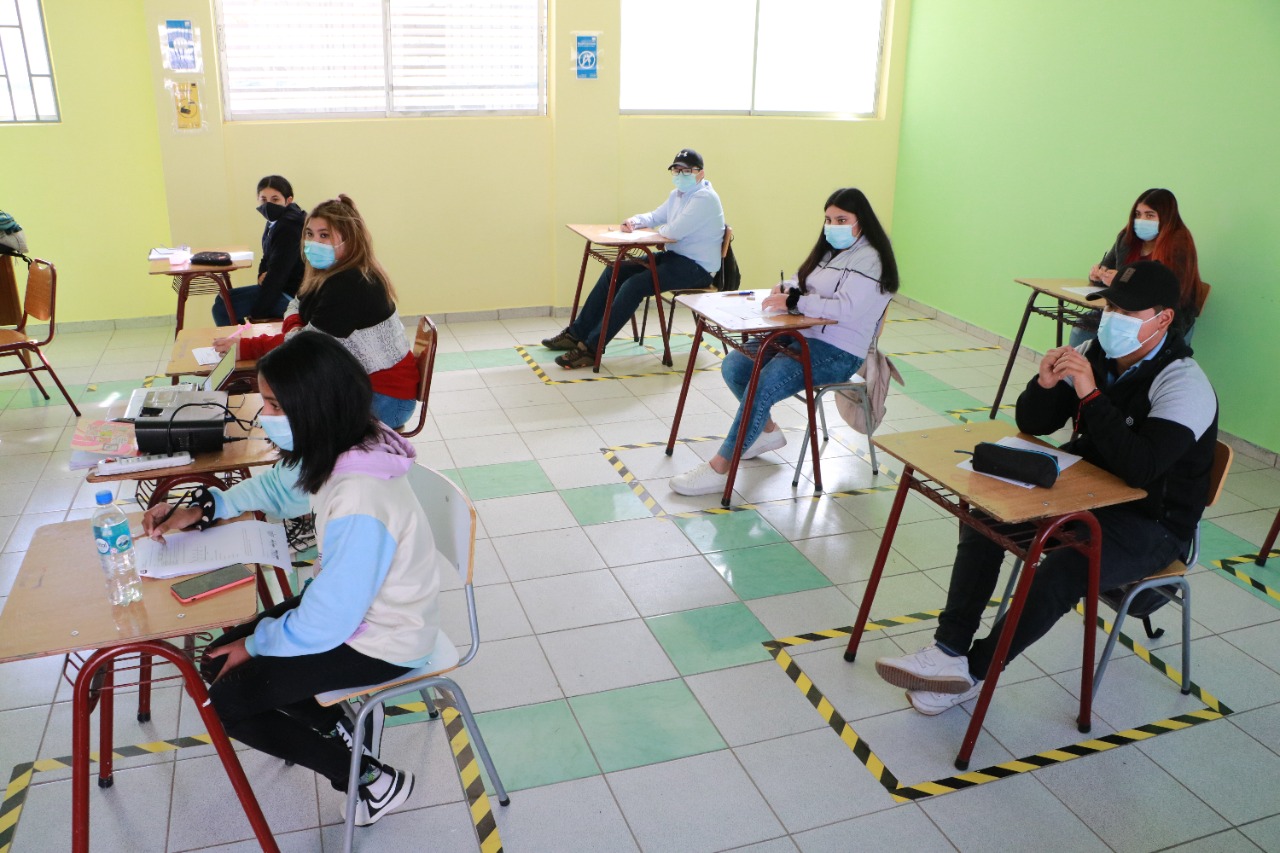 Colegios municipales de Machali regresan gradualmente a clases presenciales