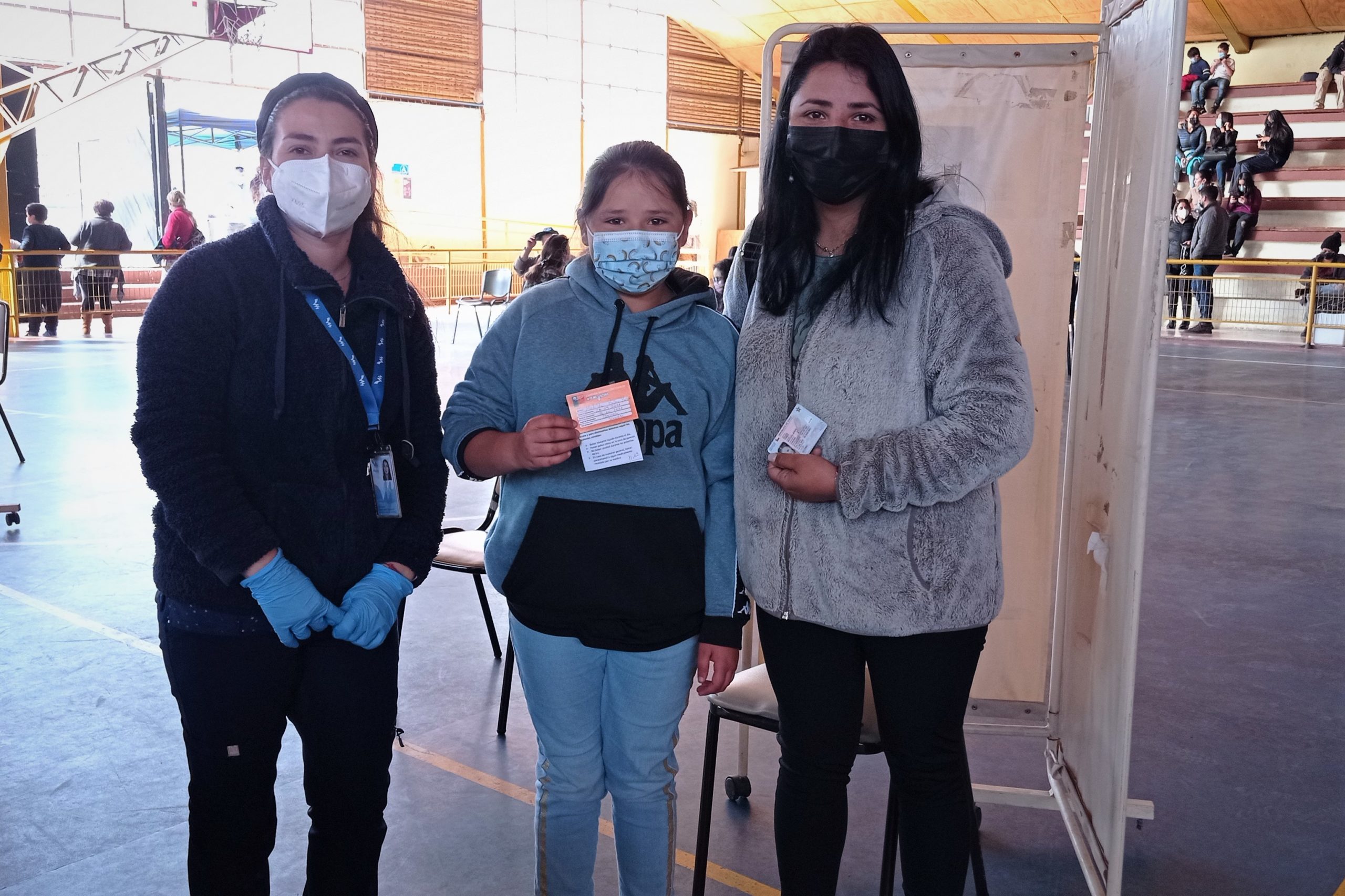 Positivamente se está desarrollando la vacunación escolar contra COVID19 para niños y niñas de 6 a 11 años en Machalí