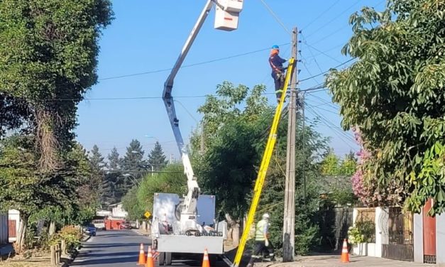 Barrio Santa Teresa de Machalí contará con nueva red de Iluminación