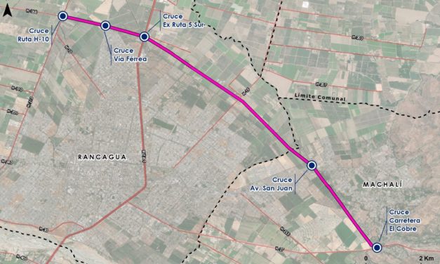 MOP O’Higgins informó del Estudio de Ingeniería Conexión Vial sector norte Machalí-Rancagua a respectivos municipios