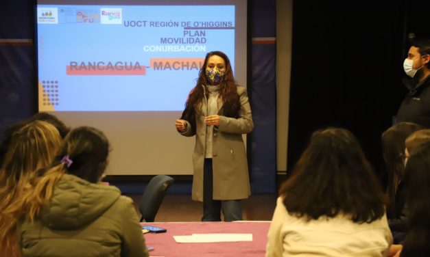Gobierno Regional e instituciones de Mesa de Movilidad inician trabajo con comunidades educativas de Rancagua y Machalí