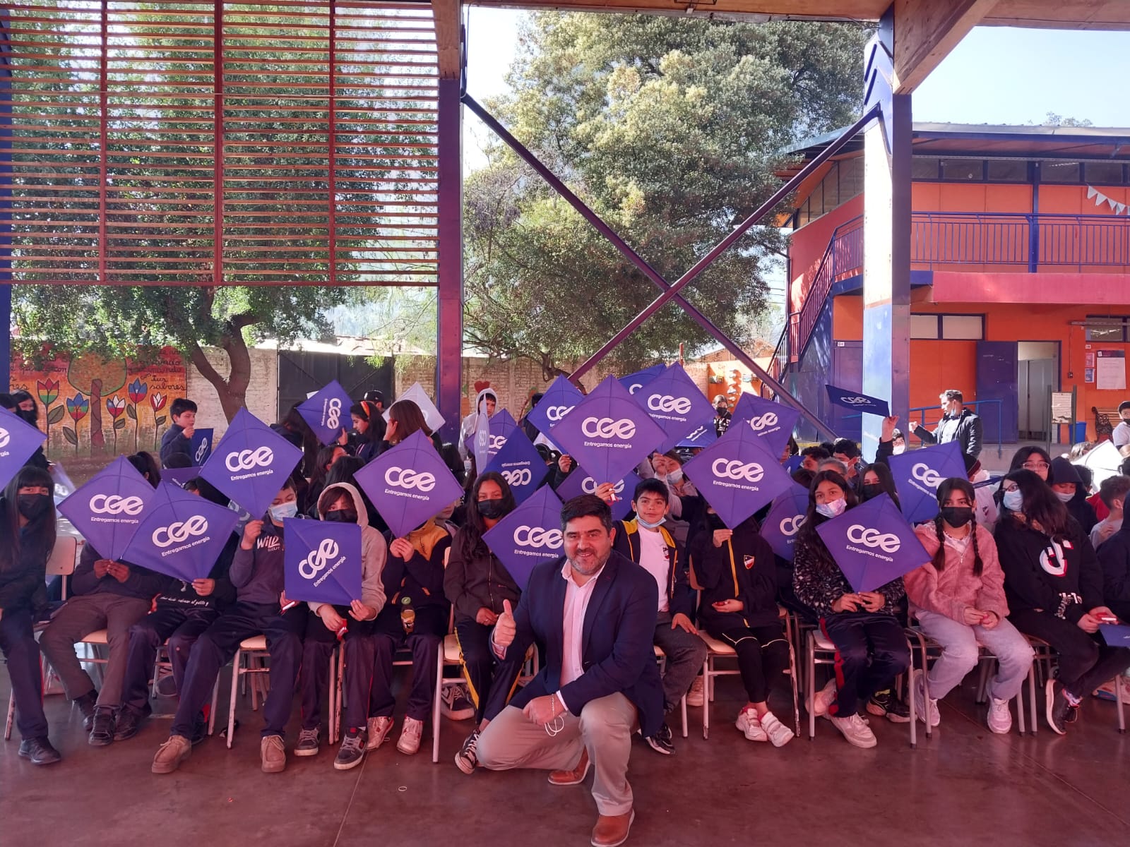 CGE lanza campaña “Seguros con Energía” en Machali para prevenir accidentes eléctricos en Fiestas Patrias