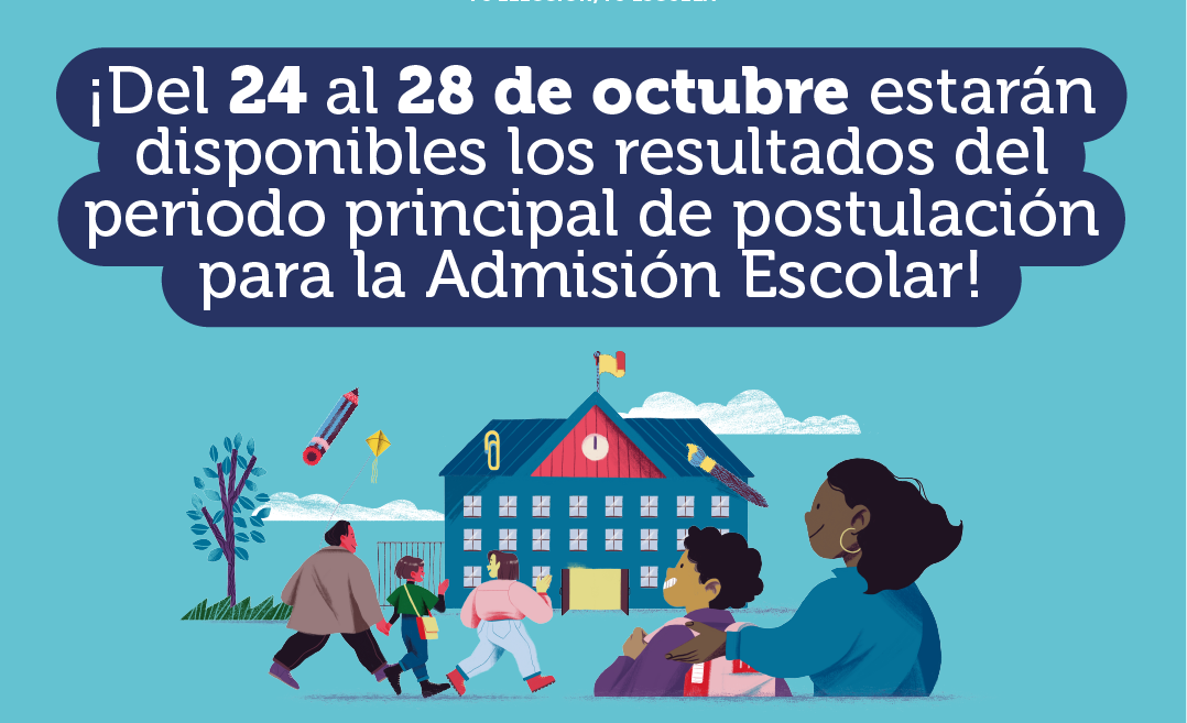 Publican resultados de postulación para la Admisión Escolar 2023