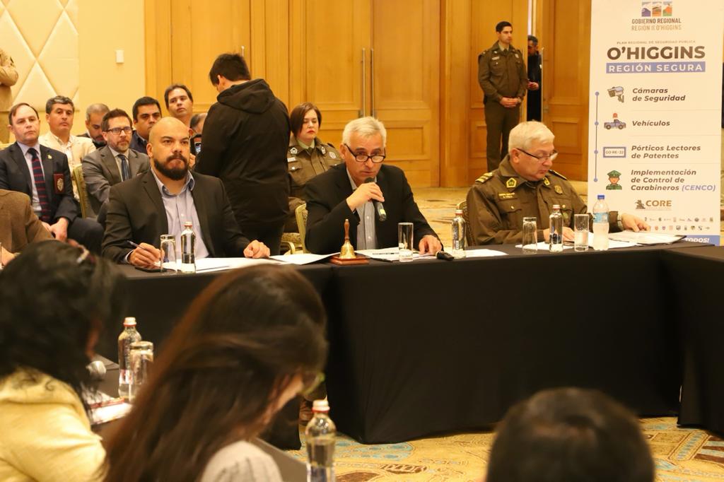 Presentan el Plan Regional de Seguridad Pública “O’Higgins Región Segura”