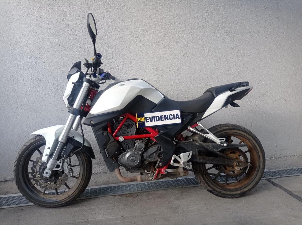 PDI recuperó en Machalí motocicleta robada hace dos meses