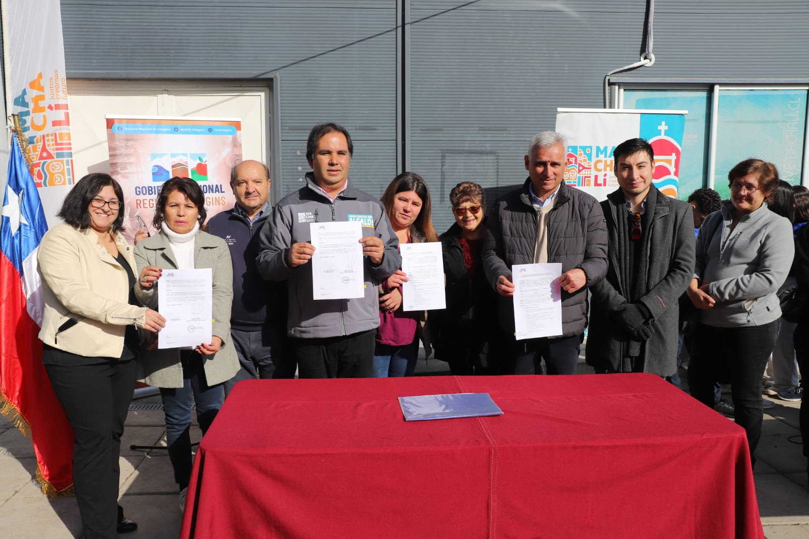 Con recursos del Gobierno Regional ejecutarán proyectos viales que buscan dotar de mayor seguridad a Machalí