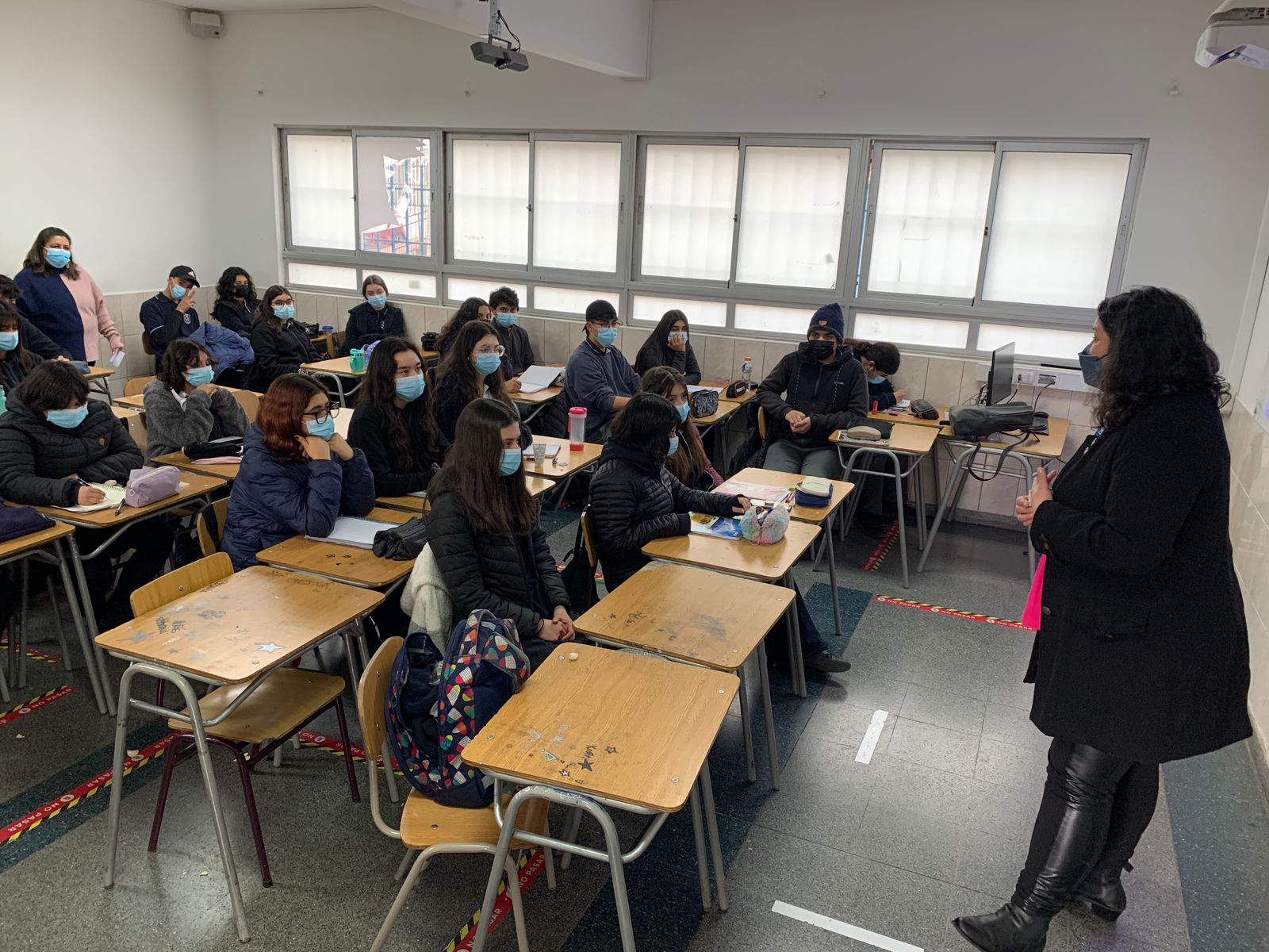 Seremi de Salud fiscaliza uso de mascarillas en establecimientos educacionales