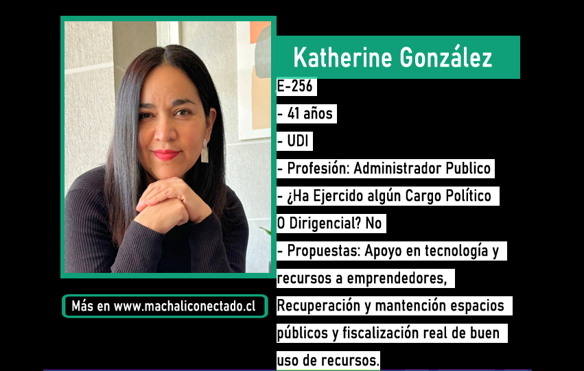 Conoce a la Candidata a Concejal Katherine González