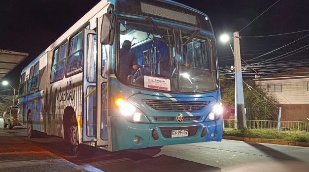 Transporte nocturno gratuito para estudiantes de la educación superior de Machali