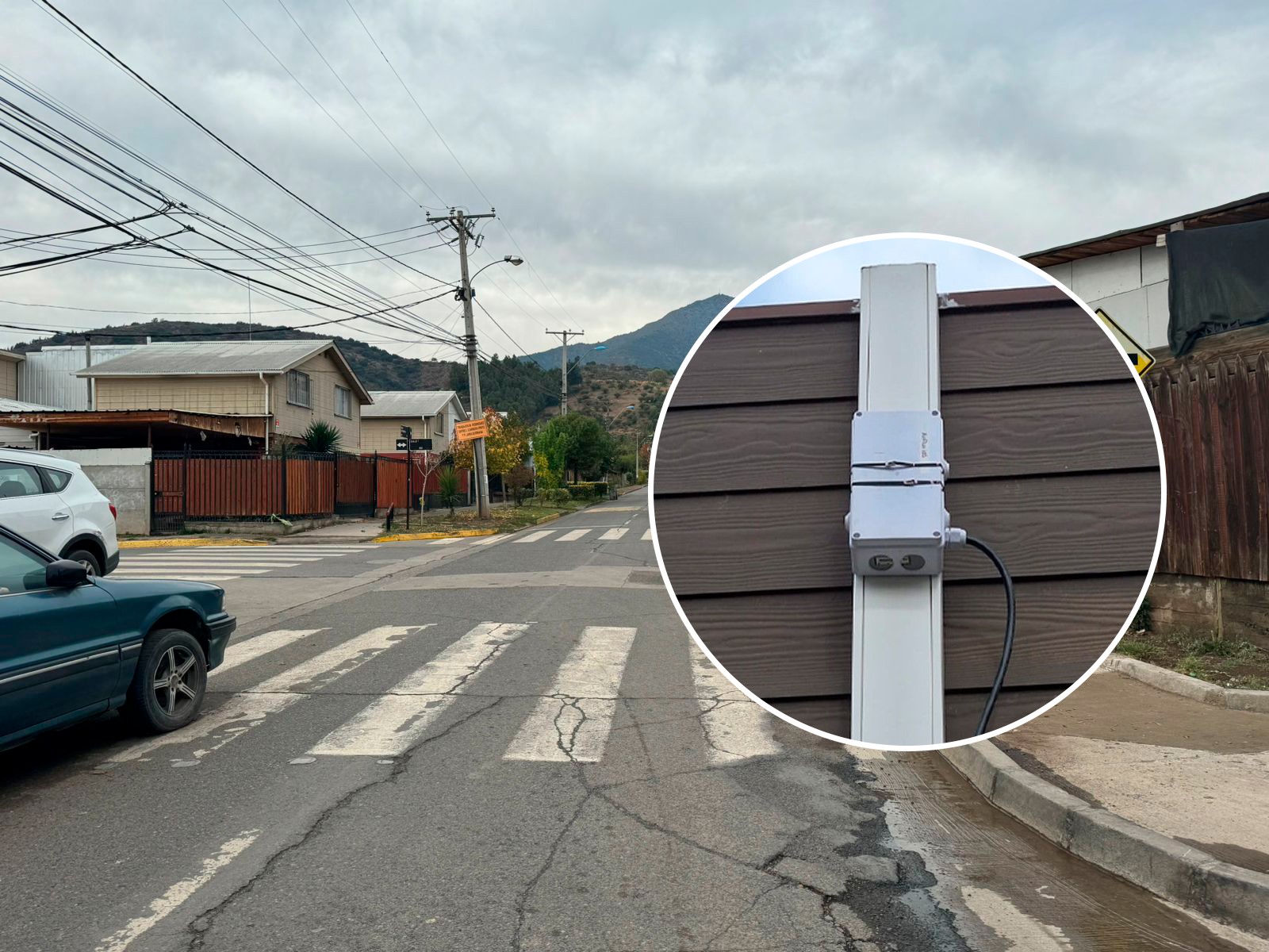 Sensor de calidad del aire permitirá monitorear episodios críticos en Barrio Nororiente de Machalí