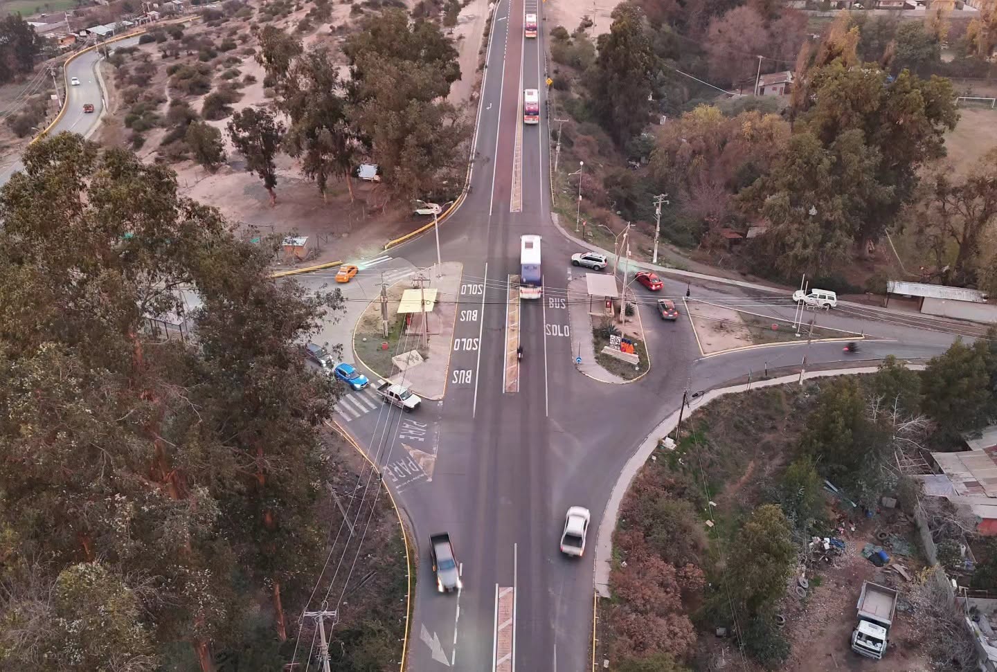 Confirman instalación de semáforos en el cruce El Guindal de Machali