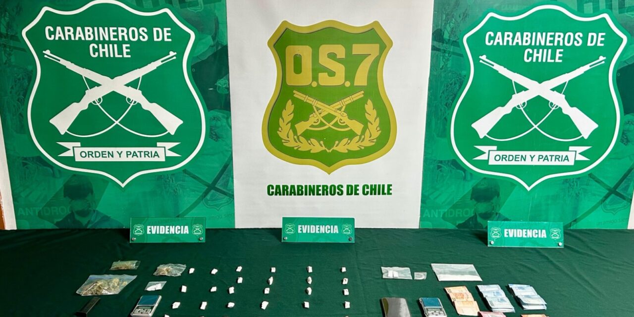 Desarticulan banda dedicada a comercialización de drogas en Machalí