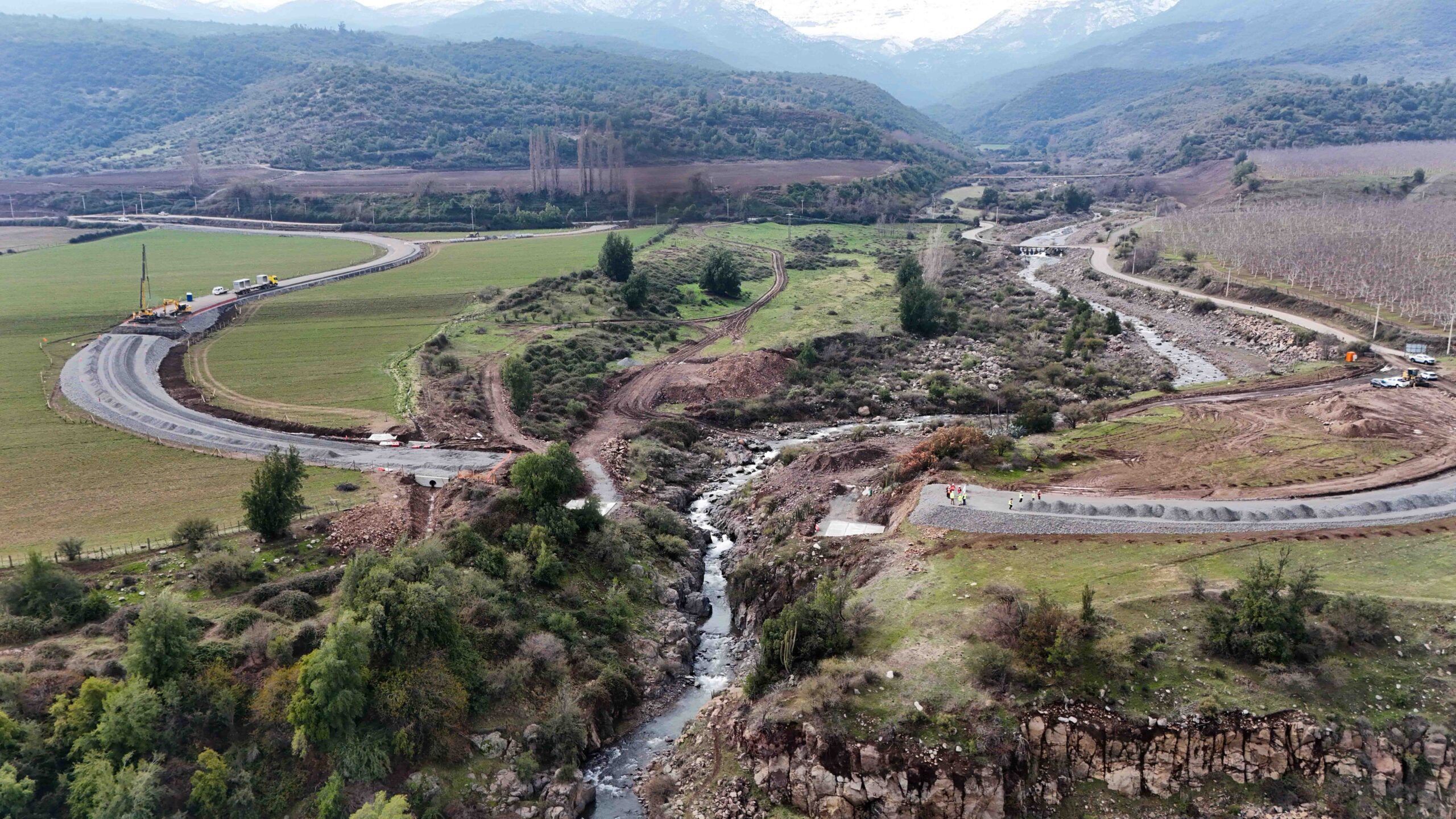 Obras del puente Clonqui alcanzan un 20% de avance
