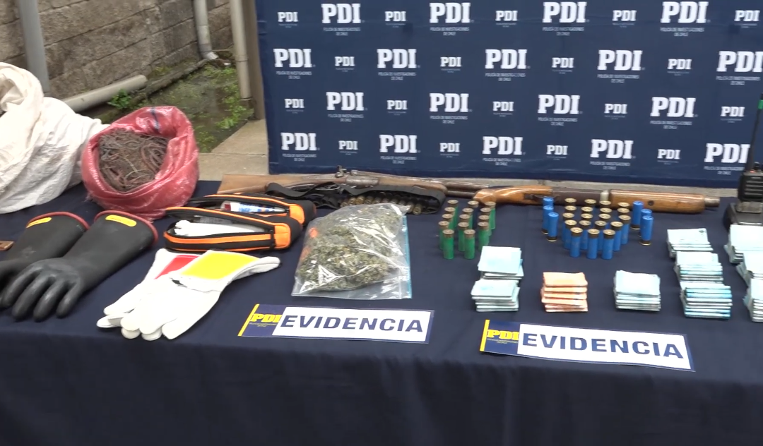 Machalí fue parte de operativo que dejó cerca de 60 detenidos por robo de cobre en El Teniente